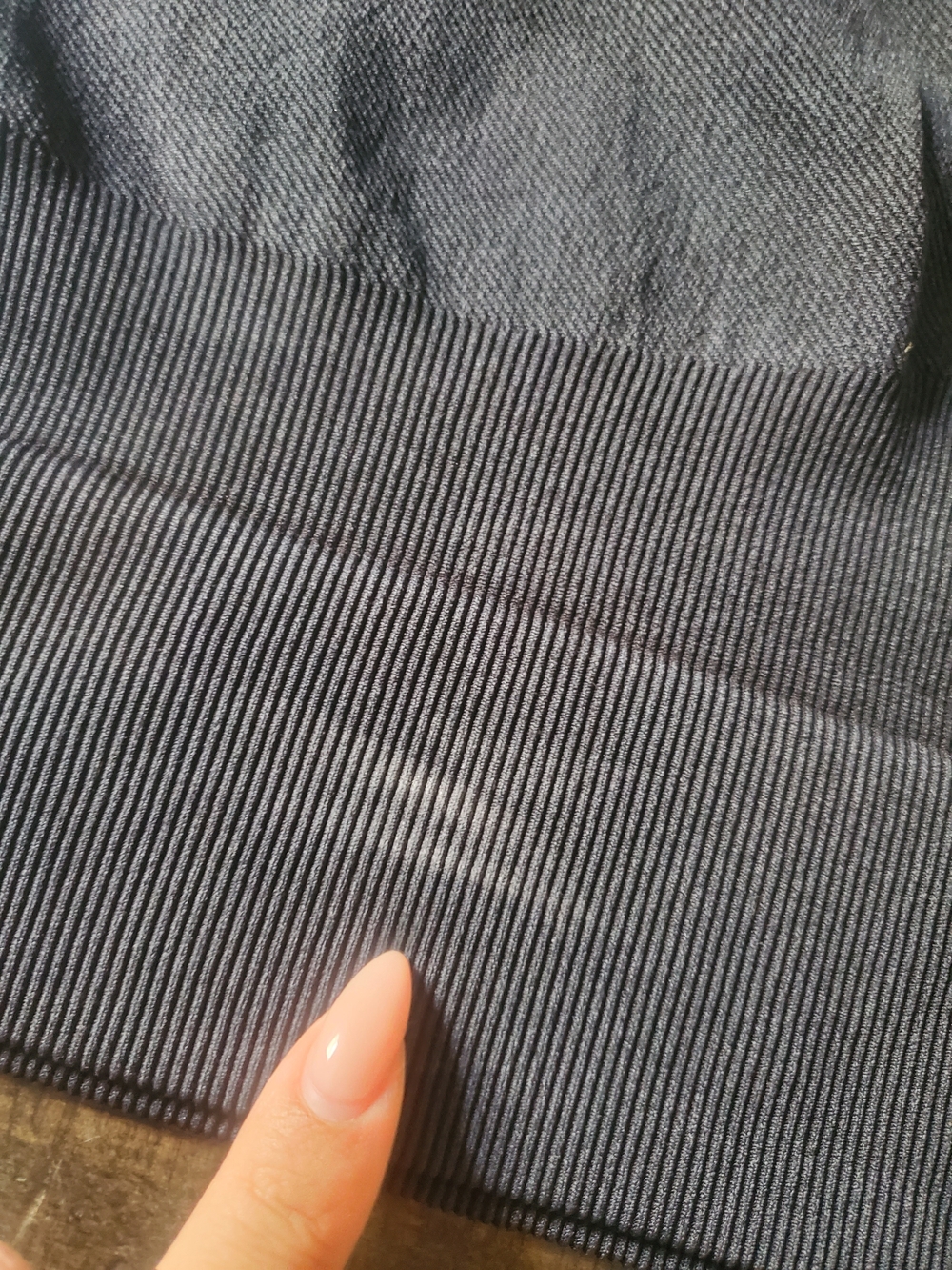 JoyLab Black Textured Short-Sleeve Crop Top - Picture 4 of 4